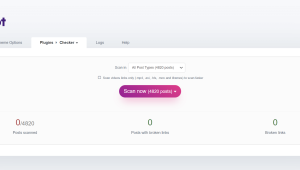 Very easy - Only one button to check all links Very easy - Only one button to check all links