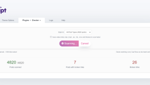 Once button is pressed, the smart scan starts Once button is pressed, the smart scan starts